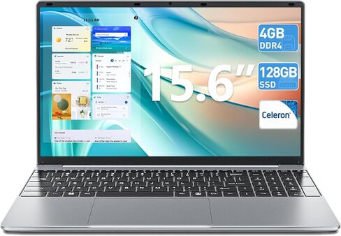 أجهزة كمبيوتر محمولة مقاس 15.6 بوصة، وذاكرة وصول عشوائي سعتها 4 جيجابايت، وكمبيوتر محمول SSD سعة 128 جيجابايت، وكمبيوتر محمول بمعالج سيليرون، وبلوتوث 5.0، ومنفذ HDMI صغير، وكاميرا ويب، ورسومات UHD 600، و7000 مللي أمبير في الساعة، ونوع C (فضي) in Kuwait