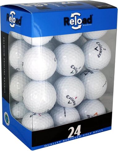 كرات الجولف المعاد تدويرها من Callaway Reload (عبوة من 12 قطعة) من كرات الجولف Callaway، بيضاء، مقاس واحد in Kuwait