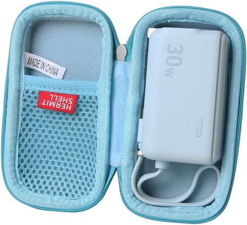 Hermitshell Hard Travel Case for Anker Power Bank USB C Charger Block, 3-in-1 5,000mAh Portable Charger (Purple) in Saudi Arabia