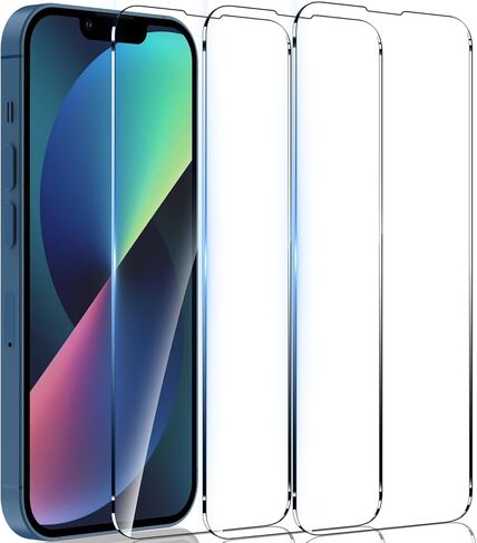 YMHML 3 Pack for iPhone 16 Plus / iPhone 15 Pro Max / iPhone 15 Plus Screen Protector Tempered Glass， Military Grade HD Clear Film Case Friendly in Saudi Arabia
