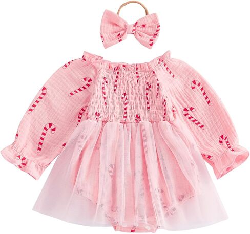 الوليد طفلة هالوين الزي اليقطين كم طويل فقاعة رومبير فستان الخريف الشتاء الملابس in Kuwait