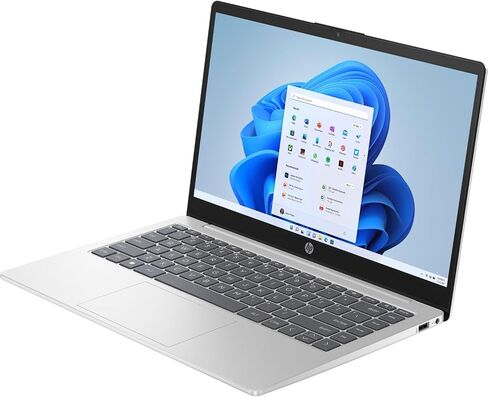 HP 14-inch 14-ep0145cl FHD Laptop Intel Core i7-1355U 10-cores 12GB DDR4 RAM 1TB SSD Intel Iris Xe Graphics Backlit USB-C HDMI Wi-Fi 6 Bluetooth Windows 11 Home Computer PC Natural Silver (Renewed) in Saudi Arabia
