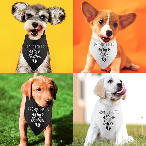 Big Sister Dog Bandana Baby Announcement Dog Bandana Gender Reveal Pink Dog Bandana Baby Announcement Photos Prop Pet Scarf Accessories for Dog Lovers in Saudi Arabia