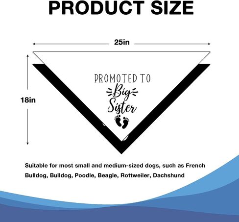 Big Sister Dog Bandana Baby Announcement Dog Bandana Gender Reveal Pink Dog Bandana Baby Announcement Photos Prop Pet Scarf Accessories for Dog Lovers in Saudi Arabia