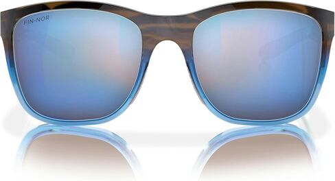 Fin-Nor Men's Tilloo Sunglasses, Grey-Maple/Stripe Fade Frame, M/L in Saudi Arabia