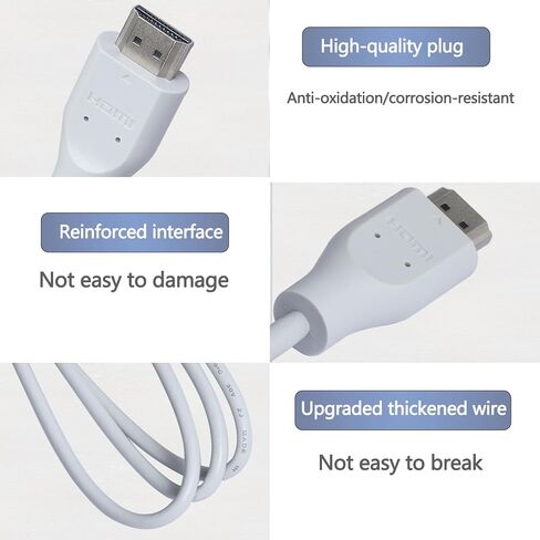 One Connect Cable Compatible with Samsung m8 Computer Monitor 27''32'' 34'' S27C902P S32BM801 HWS801B HWS801D S32BM80 S34BG850 HDMI Cable BN39-02815A 1.5m/4.92ft (Grey) in Saudi Arabia