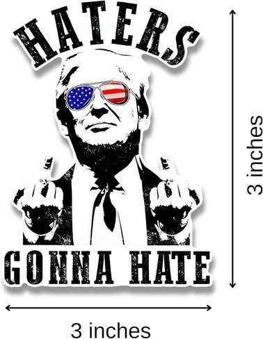 Trump You Missed Sticker, Trump 2024 Sticker, 2.75" Trump Stickers, Trump Bumper Sticker 2024, Funny Trump Decal Vinyl for Car, Truck, Window, Laptop, Great Gift for Any Patriot (3 pcs) in Saudi Arabia
