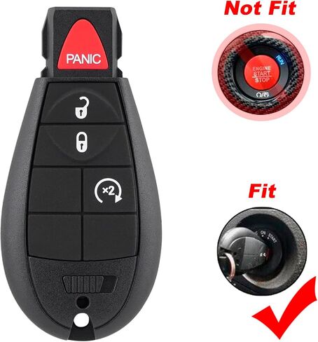 Key Fob Replacement Compatible for 2008 2009 2010 2011 2012 2014 2014 2015 2016 Chrysler Town and Country Dodge Grand Caravan Keyless Entry Remote M3N5WY783X, IYZ-C01 in Saudi Arabia