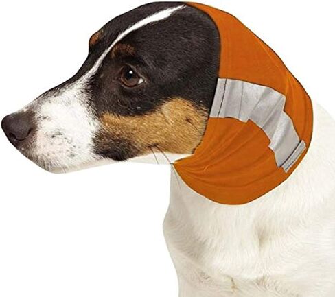قناع رقبة للكلاب طارد للحشرات من إنسكت شيلد، برتقالي، متوسط، 40.64 سم × 50.8 سم in Kuwait