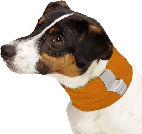قناع رقبة للكلاب طارد للحشرات من إنسكت شيلد، برتقالي، متوسط، 40.64 سم × 50.8 سم in Kuwait