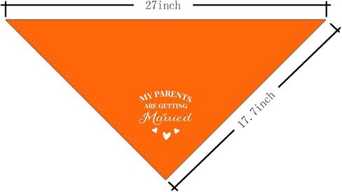My Parents are Getting Married Dog Bandana, Wedding Dog, Wedding Dog Outfit, Engagement Gift, Wedding Dog Bandana, Engagement Decorations, Engagement Photo Props for Dogs (C10) in Kuwait