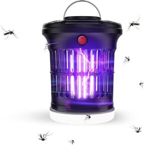 Bug Zapper Mosquito Zapper Outdoor,30W Mosquito Killer Outdoor IPX4 Waterproof, High Powered 4200V Electric Mosquito Zapper, with LED Light,Fly Trap for Home Garden Patio