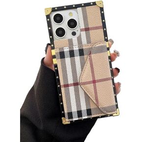 Designed Case for iPhone 16 Pro Max Wallet Case,Flip PU Leather Case with Card Slots Magnetic Clasp Kickstand Classic Style Protective Folio Holder Stand Case Compatible with iPhone 16ProMax Yellow