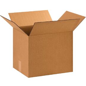 BOX USA 25 Pack of Multi-Depth Corrugated Cardboard Boxes, 15" L x 12" W x 12" H, Kraft, Shipping, Packing and Moving