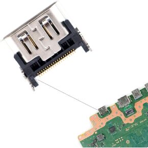 HDMI Port Component Replacement for Sony PlayStation 5 PS5 HDMI 2.1 Display Socket Jack Connector (Fixed NO Signal)