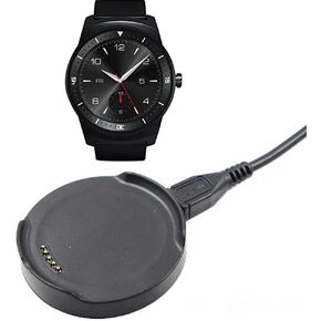 PINHEN Charger Compatible with LG G Watch W100 USB Charge Cradle Dock with 1M Charging Cable Compatible with LG G Watch W100 Accessories (W100)