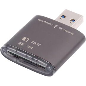 Cablecc 5Gbps USB 3.0 إلى بطاقة الذاكرة NM Nano وSD قارئ بطاقات الكاتب للهاتف Mate Seial والكاميرا والكمبيوتر المحمول