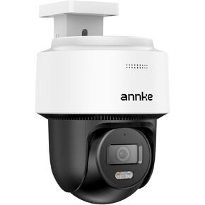 ANNKE 3K PT PoE Camera, Auto-Tracking Lite, 345° Pan 80°Tilt IP Security Camera Outdoor, 2-Way-Audio, AI Human Detection for Surveillance, Smart Dual Light, 512GB SD Card Slot(Not PTZ)