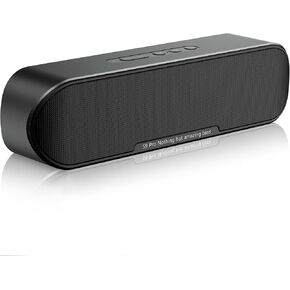 S9 PRO Bluetooth Speaker, 60W Stereo Sound, Punchy Bass, 22H Playtime, IPX6 Waterproof, DSP Technology, Bluetooth 5.3, TWS and AUX Pairing, for Home/Party/Outdoor/Travel/Gift (Black) in Saudi Arabia