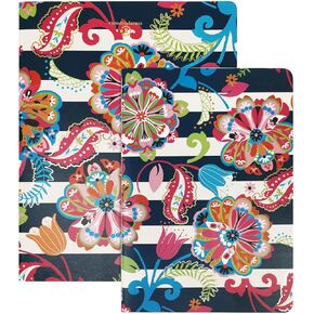 Notebook Set, 2 packRuled Journal Notebook with Lined Pages, A5 Soft Paper Cover Notebook Set, Fancy Notebook Gift Set, Soft Cover Composition Notebooks for Kids Women, School Office Supplies