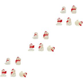 15 Pcs Christmas Fish Tank Decor Holiday Themed Resin Aquarium Decorations Includes Christmas Tree Snowman Figurines and Reptile Box Decor for Festive Aquarium Styling