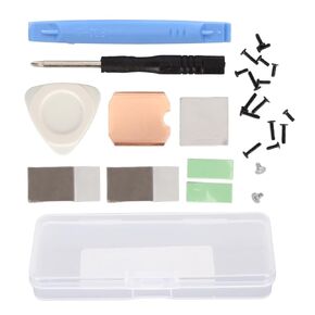 for Steam Deck SSD Heatsink Thermal Pad, M.2 2230 NVME SSD Copper Heatsink Cooling Thermal Paste, Screw Replacement for Stream Deck SSD Repair Kit Gaming Machine Accessories