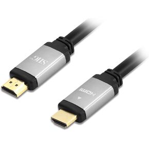 SIIG Ultra High Speed HDMI Cable - 8ft, HDMI 2.1 Cable, Supports high Resolution up to 8K@60Hz, 48Gbps, HDCP 2.2, Dynamic HDR, eARC, Gold Plated, Aluminum Housing (CB-H20Z11-S1)