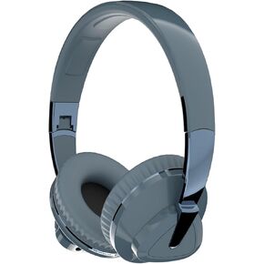 Wireless Bluetooth Headphones over The Ear with Mic, 2-core V5.0 Lossless, 24hrs Playtime for Gym Men Women PC Cellphones (White), 2A537-H3