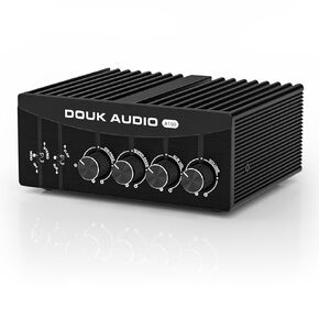 Douk Audio A100 TPA3255 300 watts x2 Digital Power Amplifier, Stereo/Mono Channel SUB Audio Amp for Home Speakers/Subwoofers/Bass Shakers