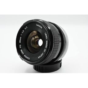 Canon 28mm f/2.8 1:2.8 SC (Super Spectra Coating) FD Breech Mount Wide Angle Lens (Renewed)