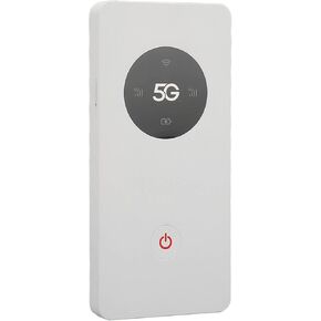 5G Mobile Hotspot, Pocket Ultra Fast 5G Router with Nano SIM Card Slot, 2.4G 5G Dual Channels Mobile Hotspot Device for Travel Office Camping Mountain Climbing