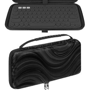 Keyboard Travel Case, Hard Shell Protective Case Compatible with Logitech K380/ Logitech Pebble Keys 2 K380s (Graphite)