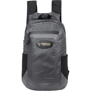 Lightweight Travel Backpacks Dark Grey,Armour Unisex Hiking Backpack Nylon Casual Outdoor Mini Bag-Waterproof Small Sling Compact Daypack