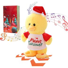 Plush Bunny Toy Includes Christmas Easter Halloween Outfits Plus A Gifts Box It Walks Jumps Features Sound Movement Making It A Ideal Gifts for Kids White 11.2"