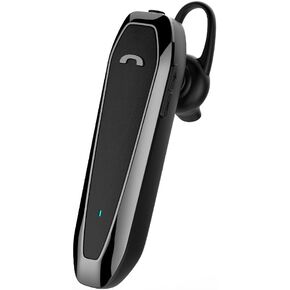 SLuB Bluetooth 5.3 Wireless Headset Built-in Microphone Clear Calls Mono Style Suitable for Both Ears Sound Noise Cancellation（Black）