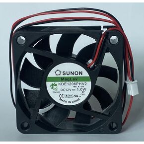 KDE1206PHV2 DC12V 60mm Fan KDE1206PHV2 12V 1.0W 60×60×15mm Silent Fan