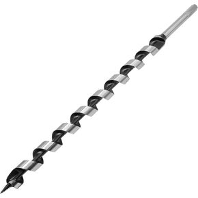 Masendelk Ship Auger Drill Bit 1/2 x 12 Inch, Wood Auger Bit with 3/8 Inch Hex Shank