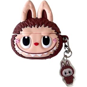 Silicone Case for AirPods Pro 2nd/1st Generation Earbuds with Keychain,Cute Cartoon Popular Anime Design Shockproof Headphone Covers for AirPods Pro/Pro 2