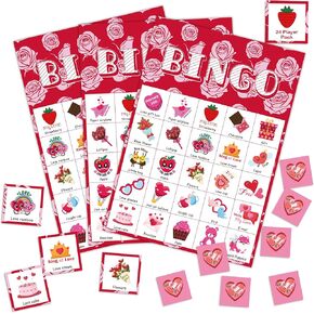 OHOME Easter Bingo Games for Kids Basket Stuffers | Easter Crafts Toys for Boys Girls Adults Teens,Classroom Activities Gifts Party Favors(24 Players)