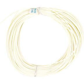CLAM 16855 Rattle Reel Line (Glow White) - 75 Feet