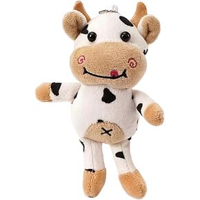 1Pc Pet Chew Toy Puppy Molar Animal Shape Bite Resistant Toy Dog Training Plush Toy, Supplies for Small Medium Large Dog Easy to Use, Pet Supplies Black&White(ZS441)
