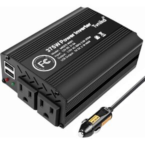 12V Inverter Pure sine Wave Inverter 3500 Watt Inverter 3500W Inverter RV Inverter Solar Inverter 12V to 110V/120V Inverter for Truck semi Truck Vehicles Converter with 4 Power outlets