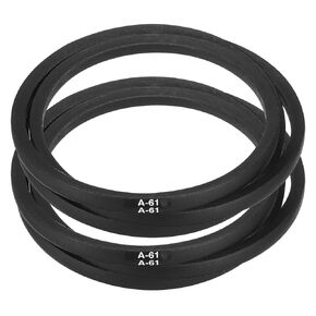 uxcell 2pcs A110 or 4L1120 Classic Wrapped Rubber V-Belt, 110"(2800mm) Inside Circumference, A Profile V Belt