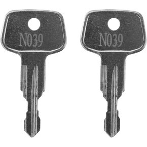 N039 Replacement Key (2 Pcs) Fits for Thule Roof Racks,Rails,Haulers Rooftop Cargo Carrier, Cargo Box, Carriers, Crossbars