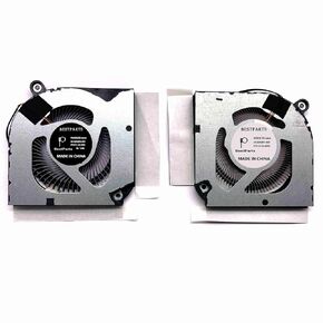 BestParts New CPU+GPU Cooling Fan Replacement for Acer Predator Triton 300 (PT315-53),P/N: 23.QDQN2.002, 23.QDQN2.001 (GPU Fan-5th Gen All-Metal AeroBlade 3D Fan, CPU Fan-ABS Fan)