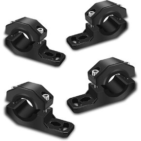 2PCS Motorcycle Light Bar Mounts 0.75" 1" 1.25", LED Off Road Lights, Aluminium Alloy Roll Cage Clamp, Motorcycle Fog Light Mounts, Light Bar Mounting Brackets ,Compatible with Motorcycle