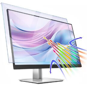 Anti Blue Light Screen Protector for 23-24“ PC Monitor Computer Screen Blue Light Blocker Blue Light Filter Eye Protection Reduce Eye Fatigue and Eye Strain