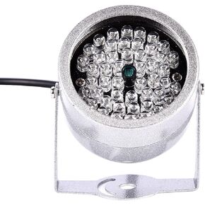 Security Camera Infrared Light, Waterproof and dustproof Camera Light, CCTV IR Light IR Flashlight with Automatic CDS Power Control