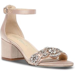 Betsey Johnson Blue Women's Classic Heeled Sandal, Navy, 6.5