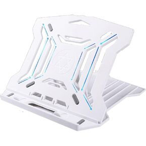 Laptop Stand Heat Dissipation Rotatable Desktop Office Lift Bracket Portable Height Enhancement Base Folding N2 White Upgrade [Bottom Rotating] in Kuwait